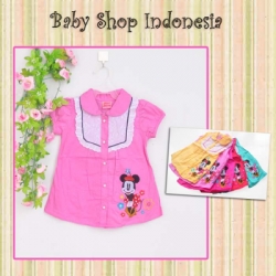 large PK131 Kemeja Anak Minnie Mouse 65 Softpink copy